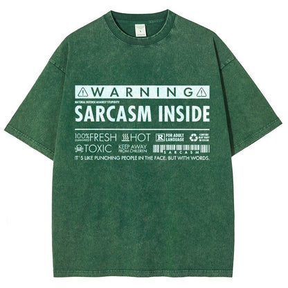 Sarcasm Inside Vintage Distressed T-shirt
