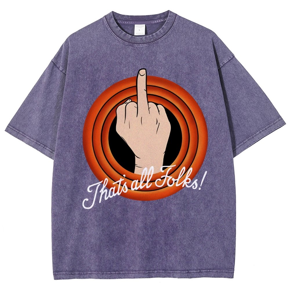 That's All Folks Vintage Distressed T-shirt