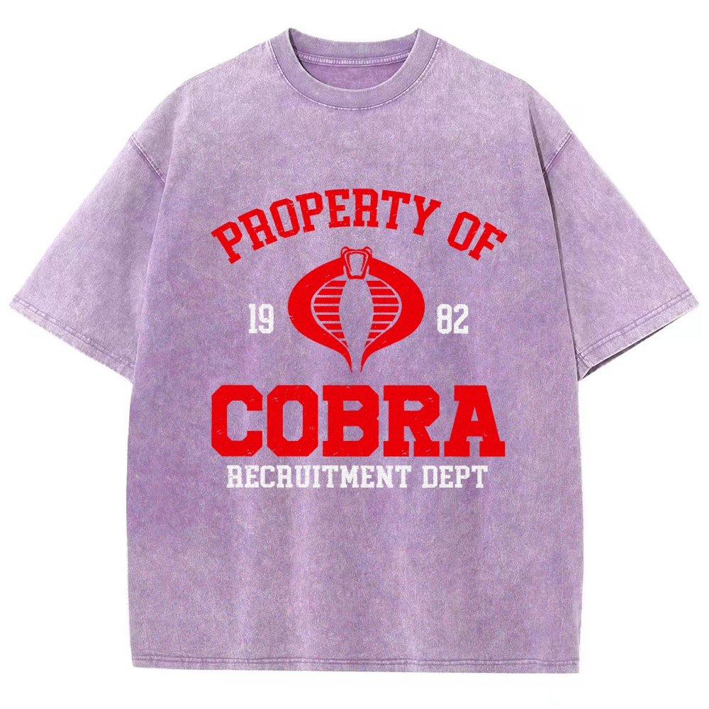 Property of Cobra Vintage Distressed T-shirt