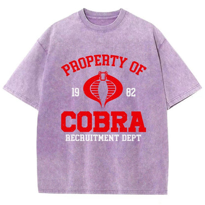 Property of Cobra Vintage Distressed T-shirt