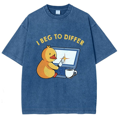 I Beg To Differ Vintage Distressed T-shirt