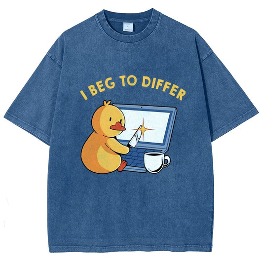 I Beg To Differ Vintage Distressed T-shirt