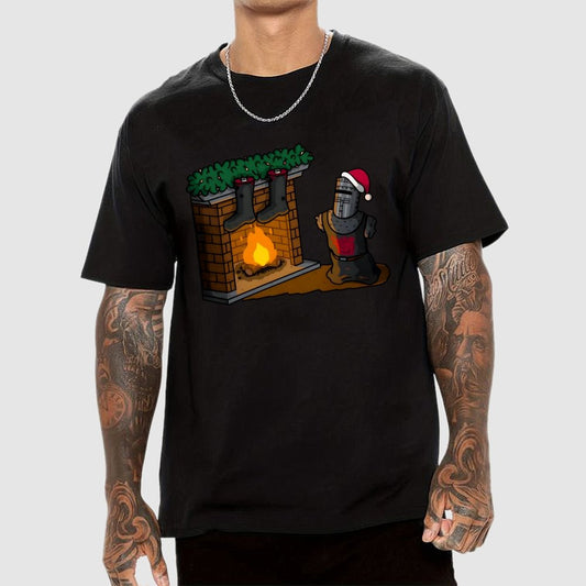 Black Knight Christmas Geek T-Shirt
