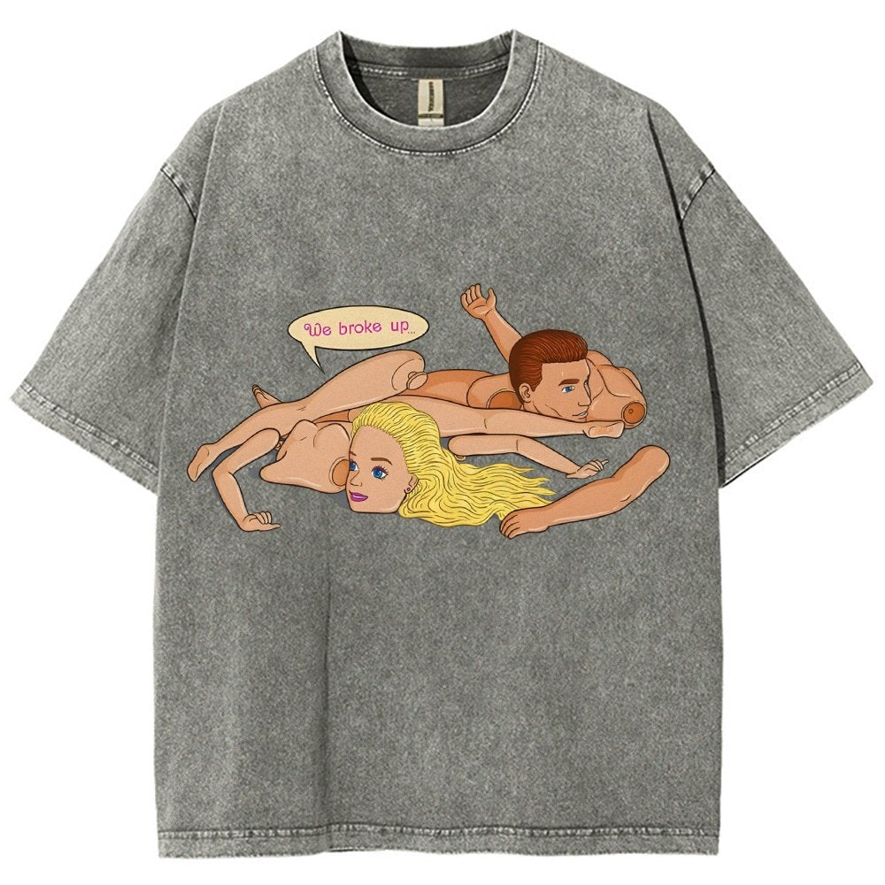 The Break up Vintage Distressed T-shirt