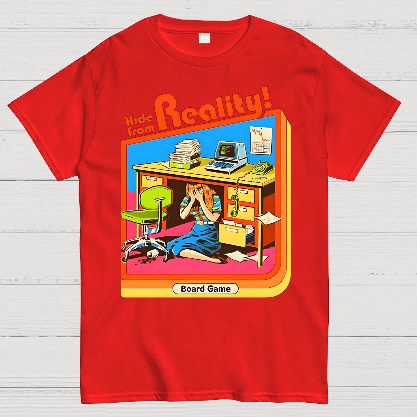 Hide From Reality Geek T-Shirt