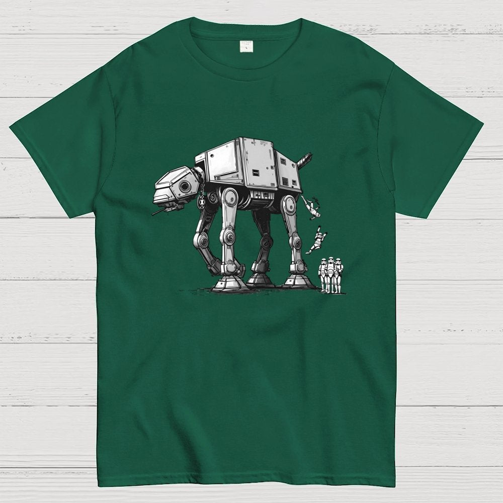 Imperial Robot Dog Poop Geek T-Shirt
