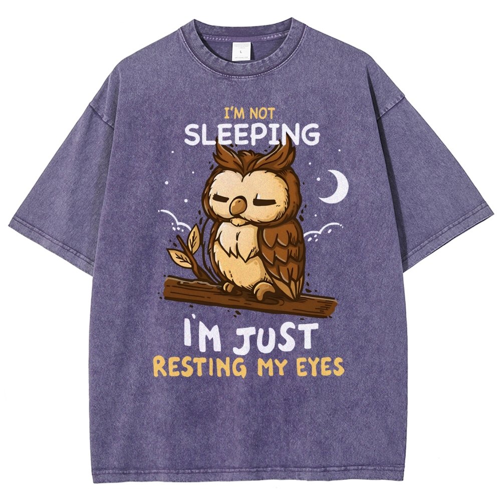 Just Resting My Eyes Vintage Distressed T-shirt
