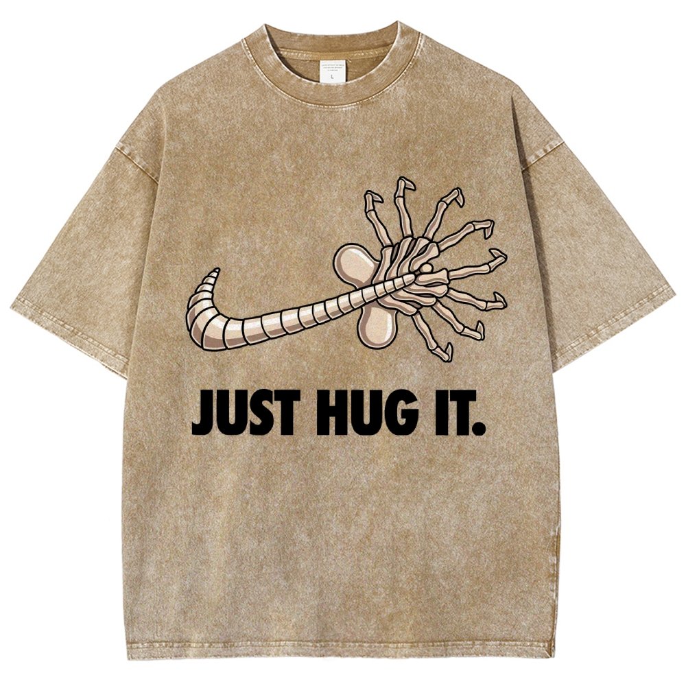 Just hug it Vintage Distressed T-shirt