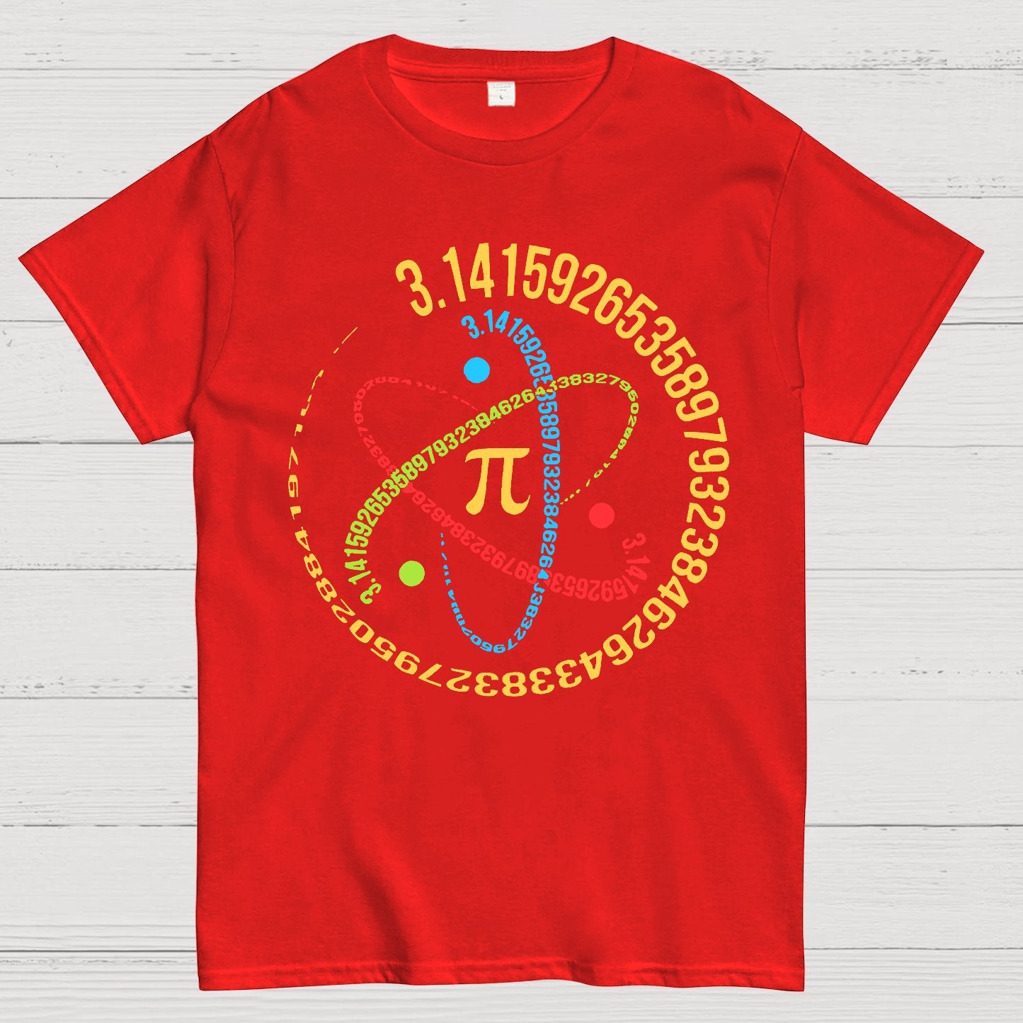 Atom Pi Math Science Geek T-Shirt