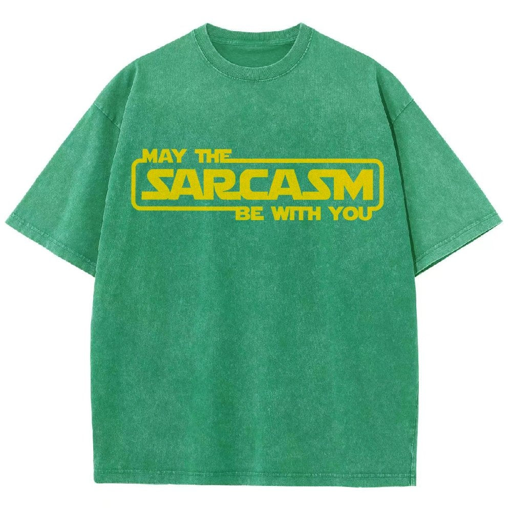 May The Sarcasm Be With You Vintage Distressed T-shirt