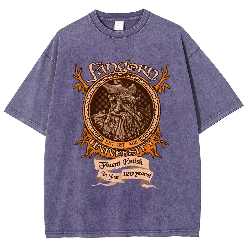 Elden University Vintage Distressed T-shirt