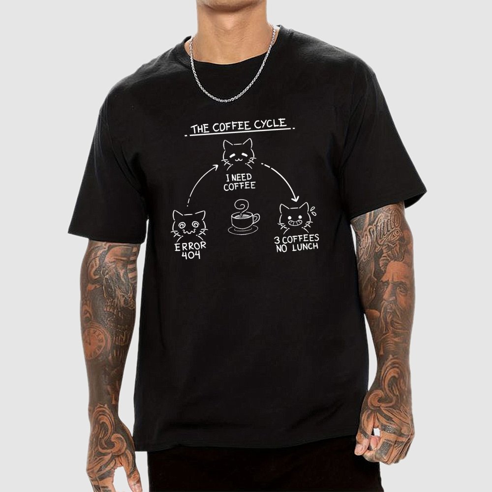 The Coffee Cycle Geek T-Shirt