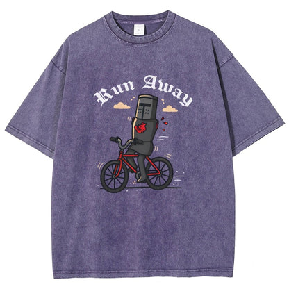 Run Away Vintage Distressed T-shirt