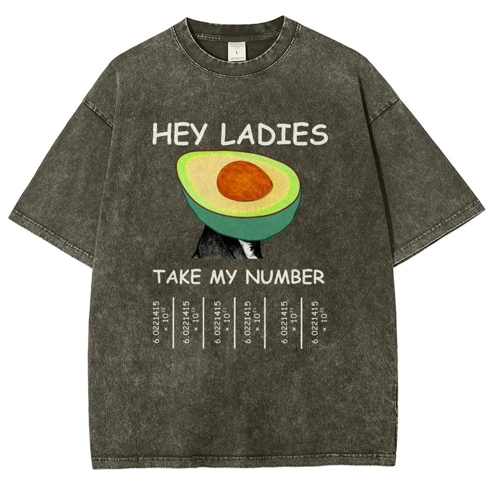 Avocadro - Funny Avogadro's Number Vintage Distressed T-shirt