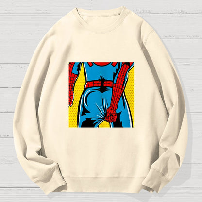 Funny Back Geek Cotton Sweatshirt