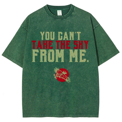 Serenity Front Vintage Distressed T-shirt
