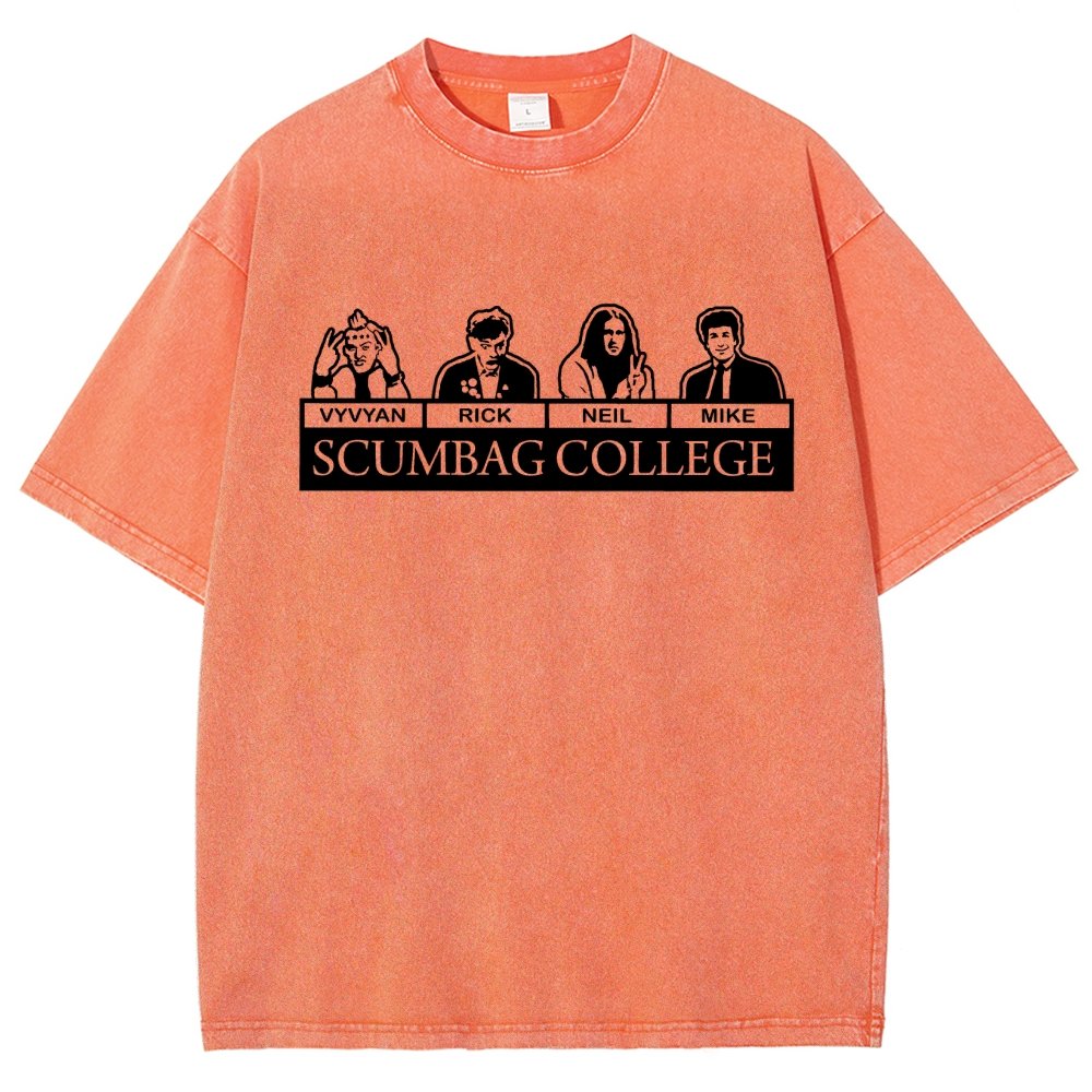 Scumbag College  Vintage Distressed T-shirt 2509000242