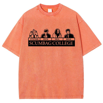 Scumbag College  Vintage Distressed T-shirt 2509000242