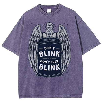 Don't Blink Vintage Distressed T-shirt