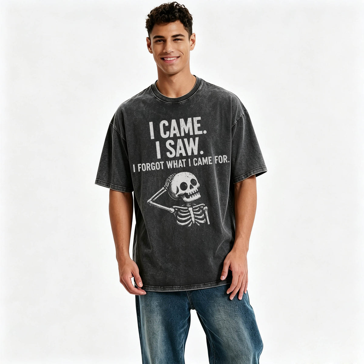 I Came. I Saw. I Forgot What I Came For. Funny Dark Humor T-Shirt
