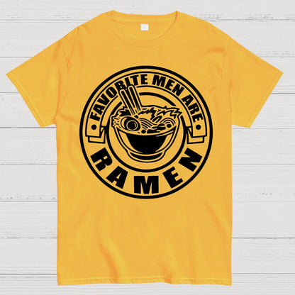 Favorite Men Are Ramen Funny Japanese Noodles Humor Geek T-Shirt