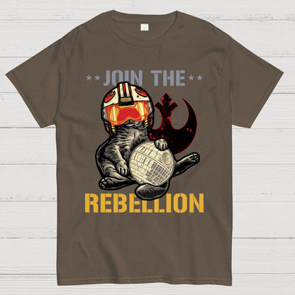 Join the Cat Rebellion Geek T-Shirt