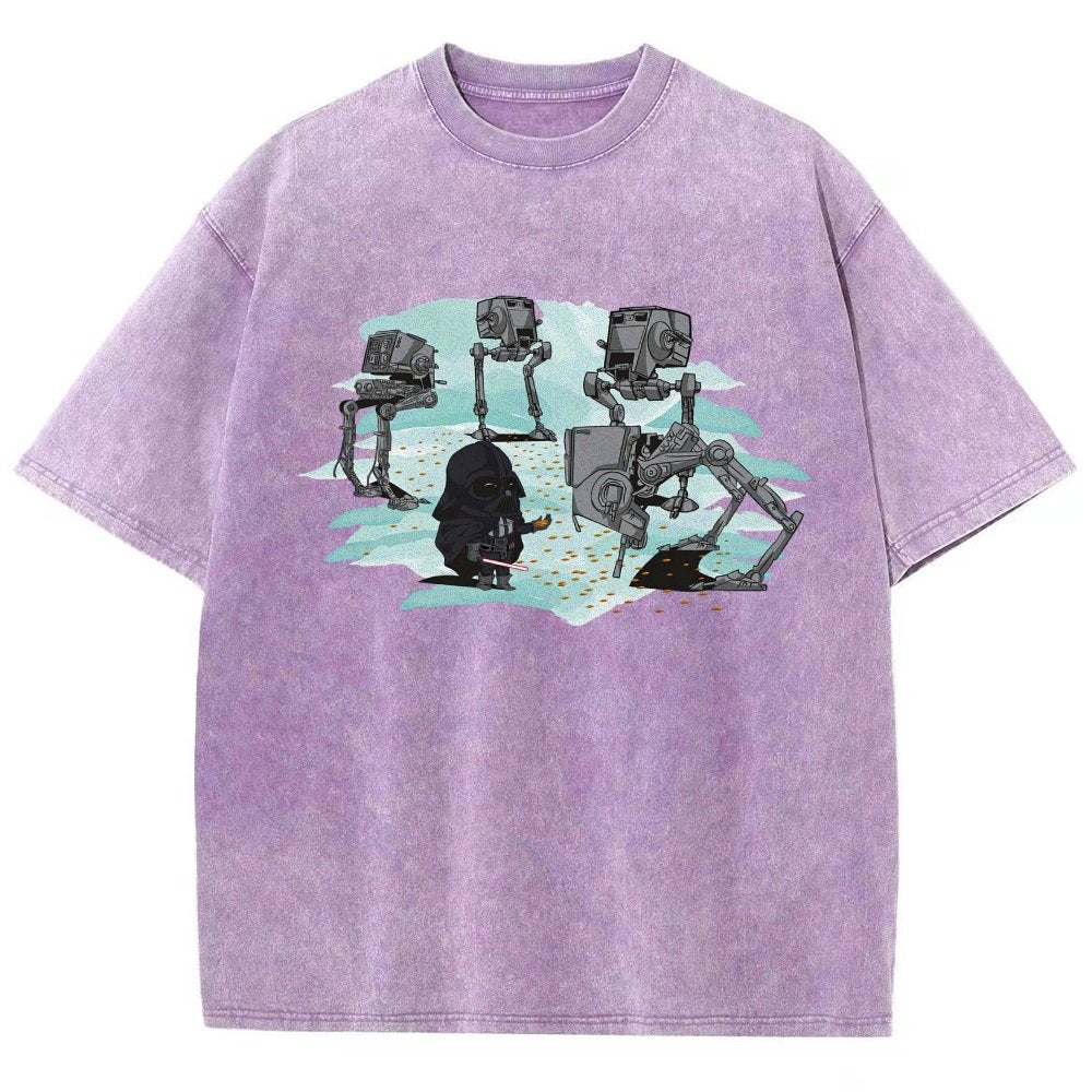 Dark Lord feeds the mechanical bird Vintage Distressed T-shirt