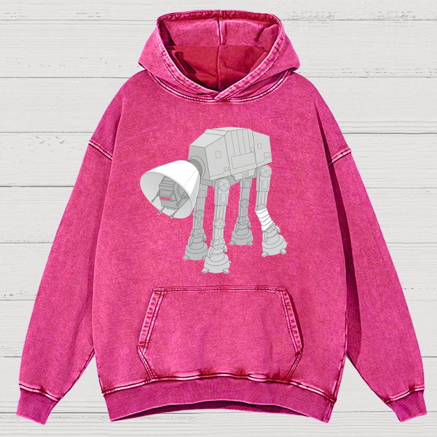 Battle Damage Vintage Distressed Hoodie