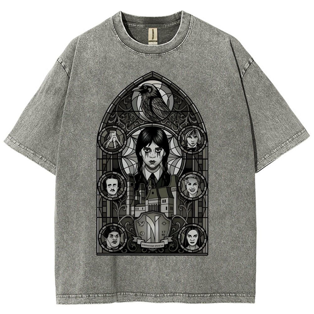 Stained Glass of Outcasts Vintage Distressed T-shirt