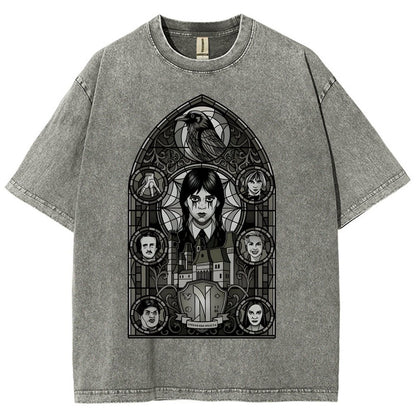 Stained Glass of Outcasts Vintage Distressed T-shirt