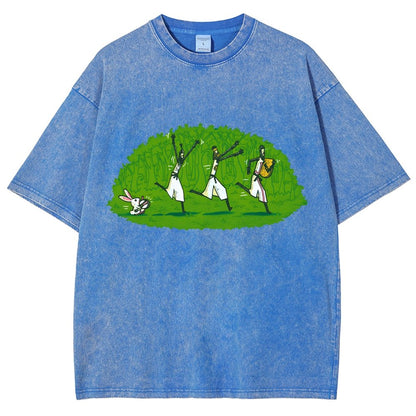 Run Away and Keep Going Vintage Distressed T-shirt