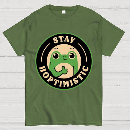 Stay Hoptimistic Geek T-Shirt
