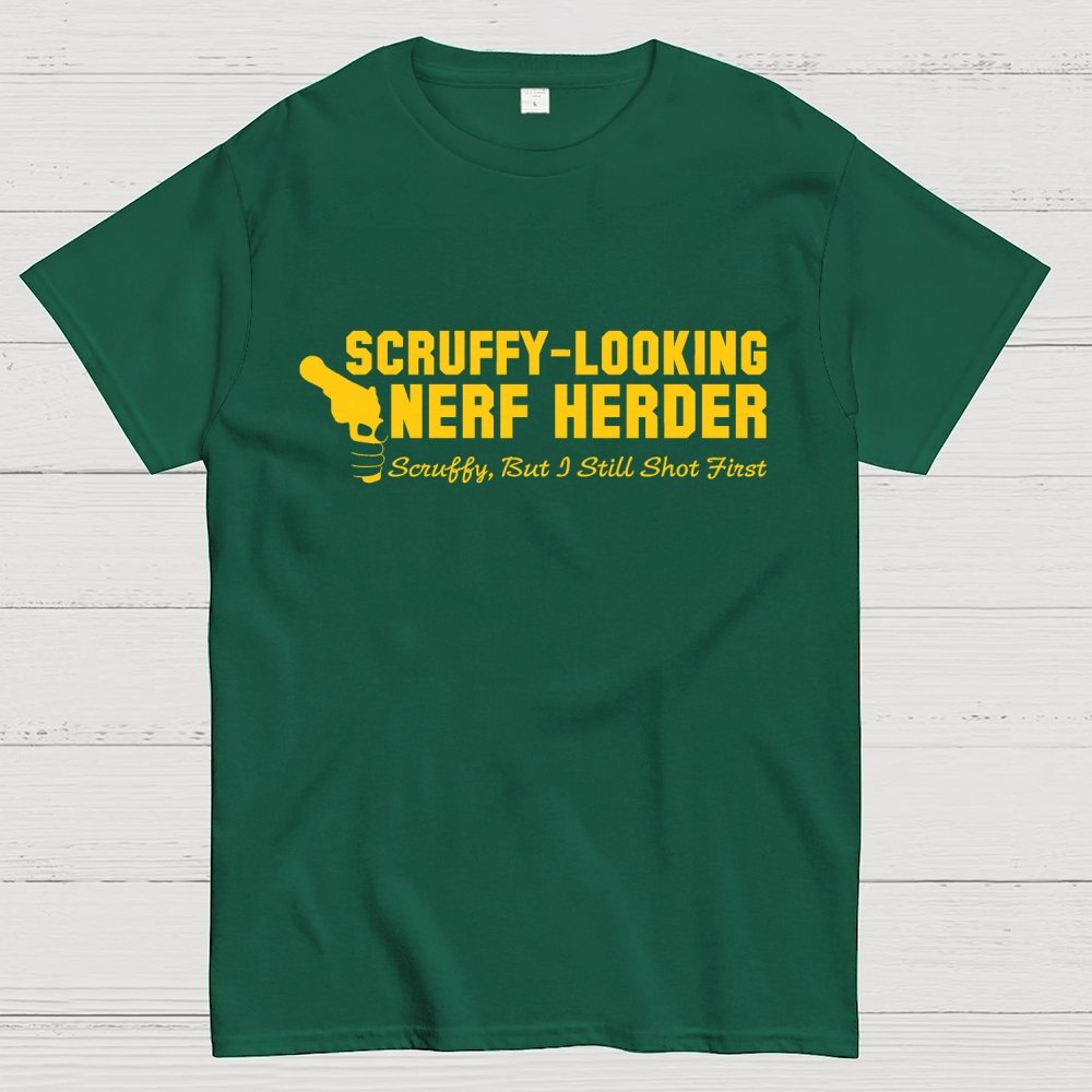 Scruffy Maverick Geek T-Shirt