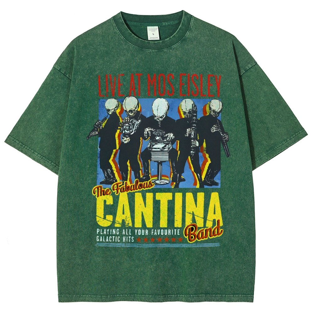 Space Band On Tour  Vintage Distressed T-shirt