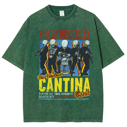 Space Band On Tour  Vintage Distressed T-shirt