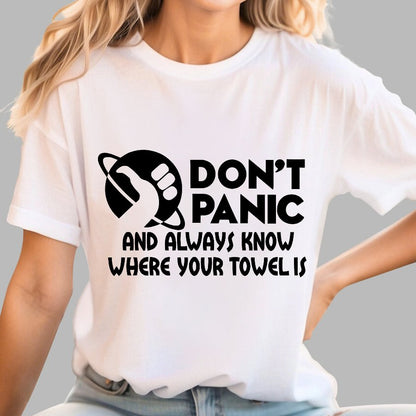 Don't Panic Geek T-Shirt
