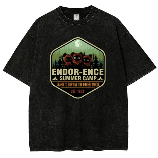 Elysian-Ence Vintage Distressed T-shirt