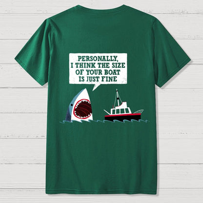 Polite Sharks Nerdy Back Printing Geek T-Shirt