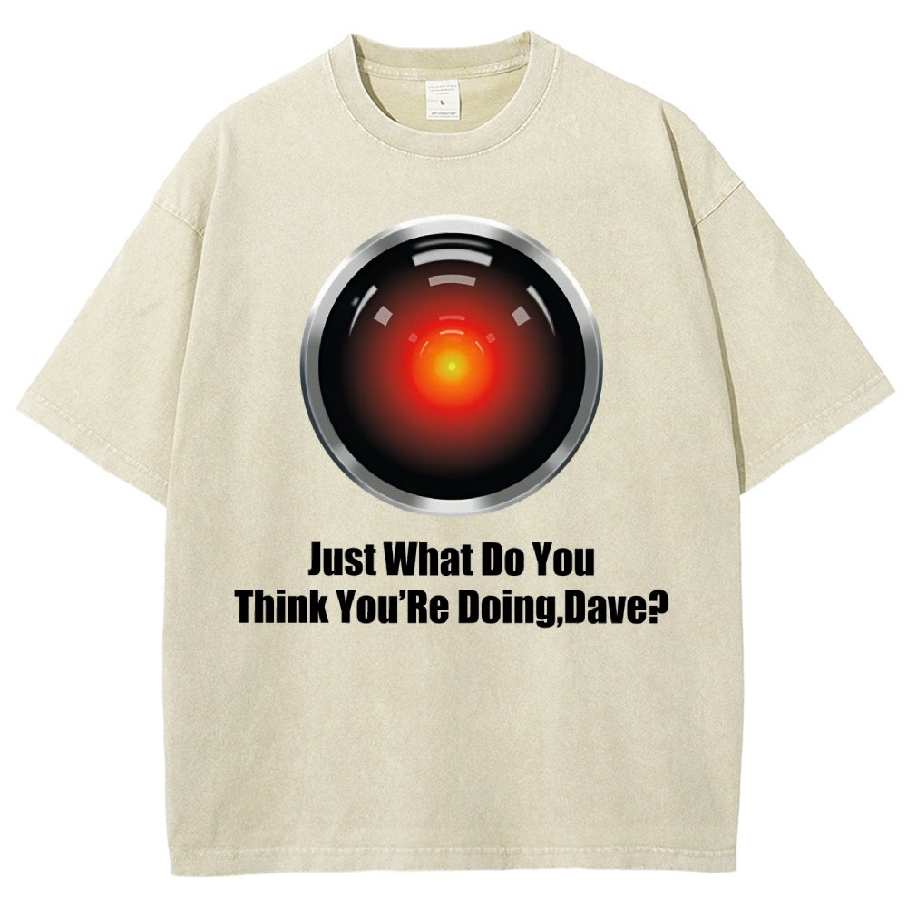 What Do You Think You’Re Doing,Dave? Vintage Distressed T-shirt