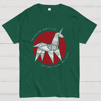Origami Unicorn Geeky T-Shirt
