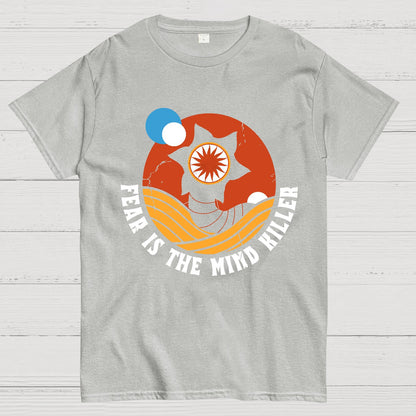 Fear Is The Mind Killer - Vintage Distressed Retro Scifi Geek T-Shirt
