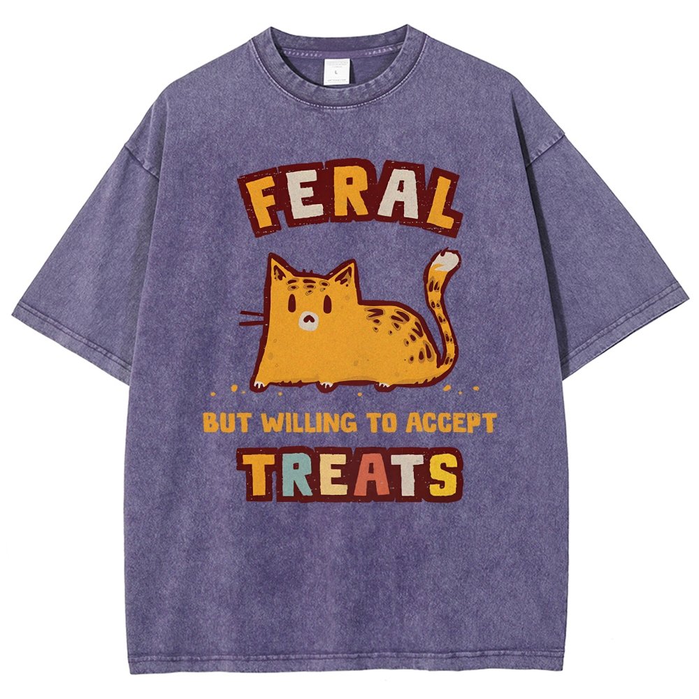 Slightly Feral Vintage Distressed T-shirt
