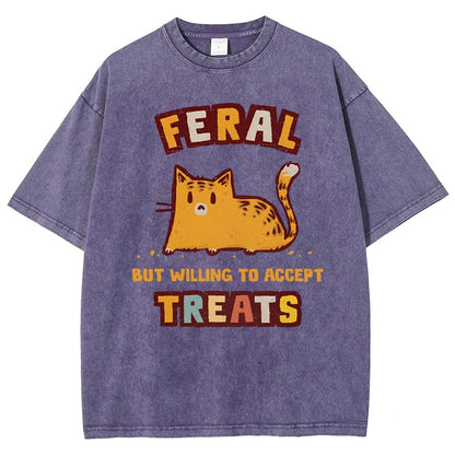 Slightly Feral Vintage Distressed T-shirt