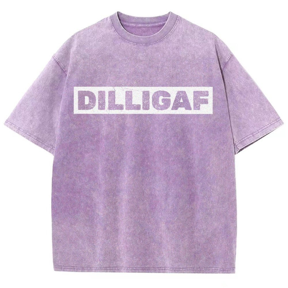 DILLIGAFF - Do I Look Like I Give A F... Vintage Distressed T-shirt