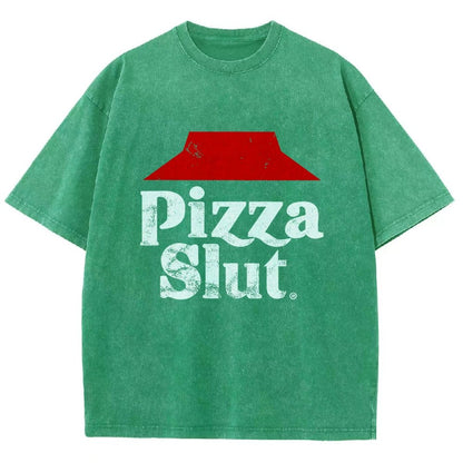 Pizza Slut Vintage Distressed T-shirt