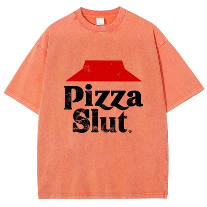 Pizza Slut Vintage Distressed T-shirt