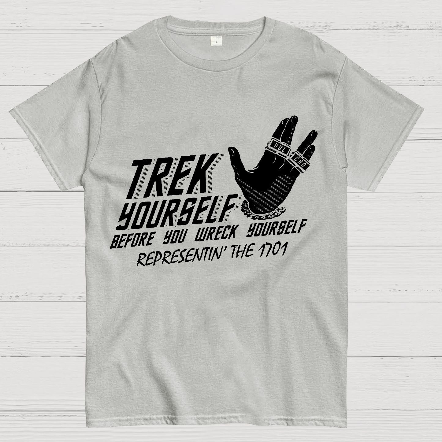Trek Yourself Before You Wreck Yourself Geek T-Shirt