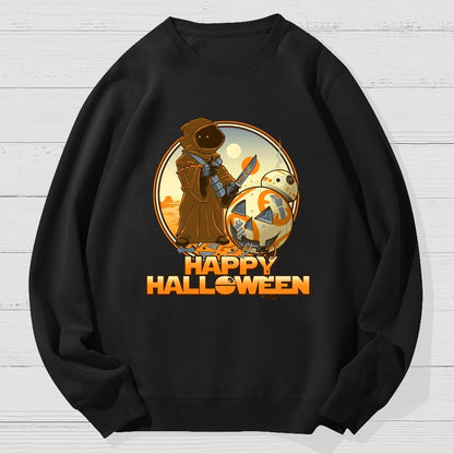 Happy Halloween Geek Cotton Sweatshirt