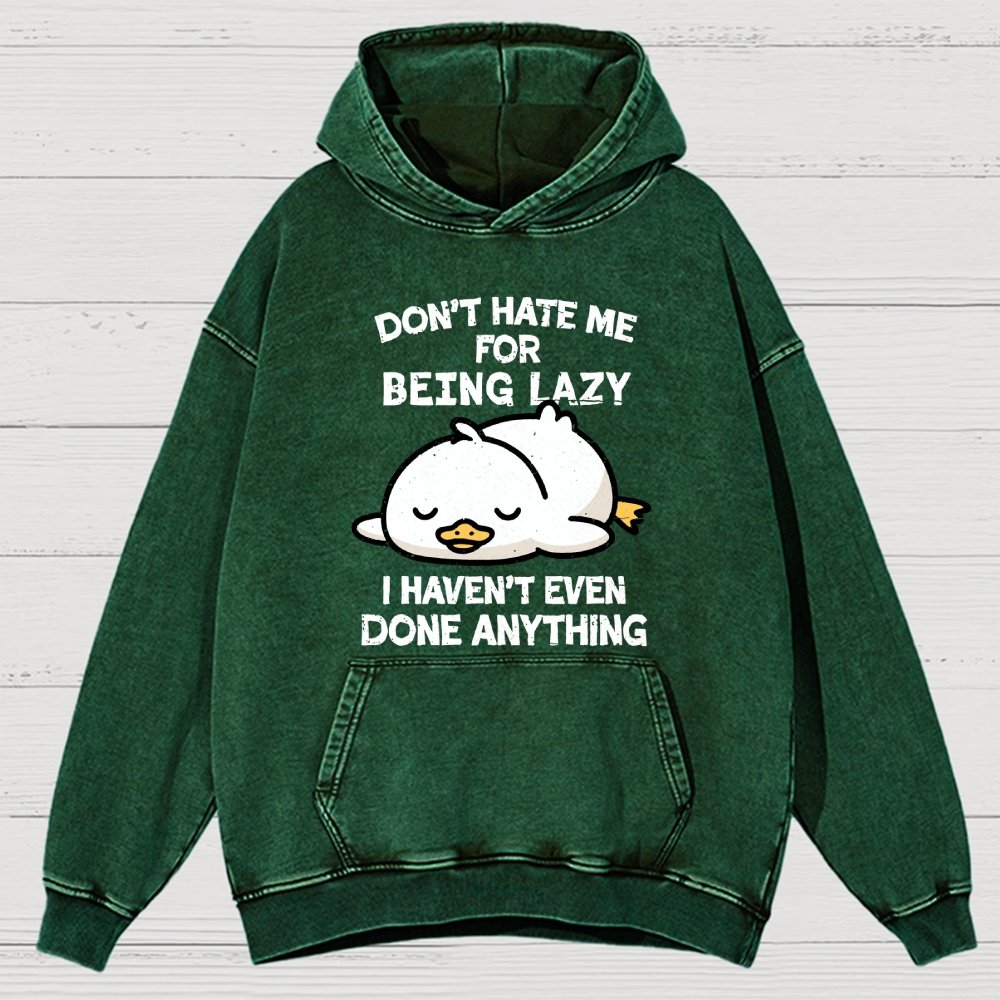 Duck Done Nothing Vintage Distressed Hoodie