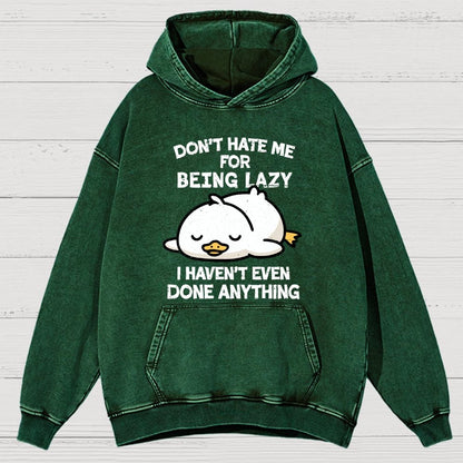 Duck Done Nothing Vintage Distressed Hoodie